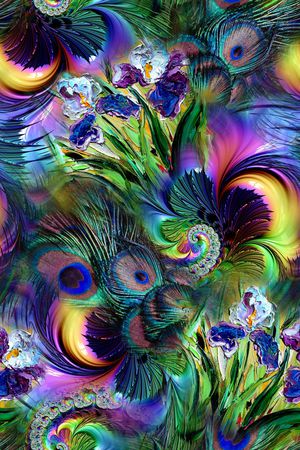 分形印花华亿平台图片