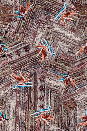 民族风印花华亿平台图片