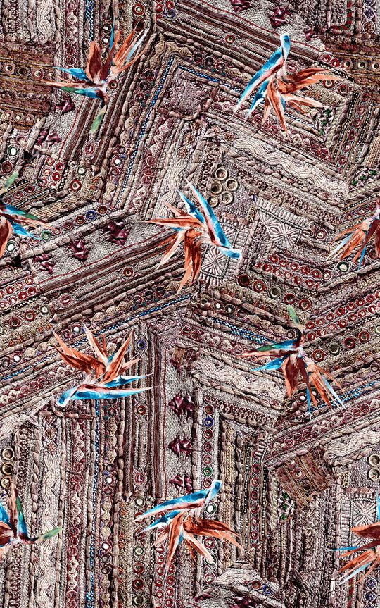 民族风印花华亿平台图片