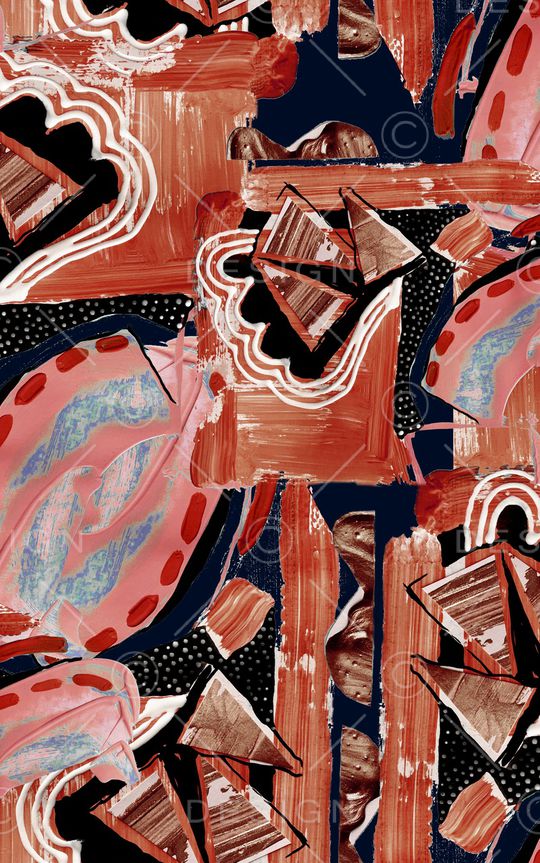 线条印花华亿平台图片