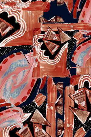 线条印花华亿平台图片