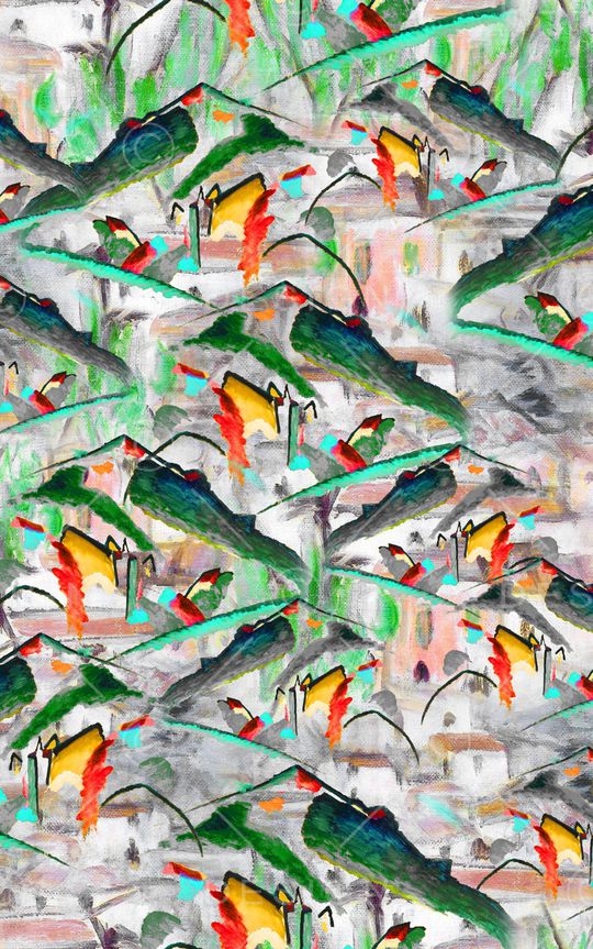 线条印花华亿平台图片