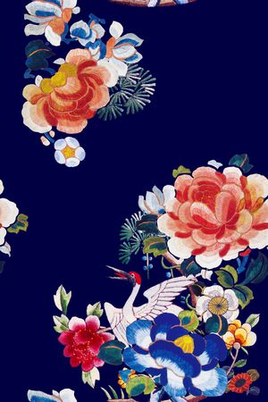 中国风印花华亿平台图片