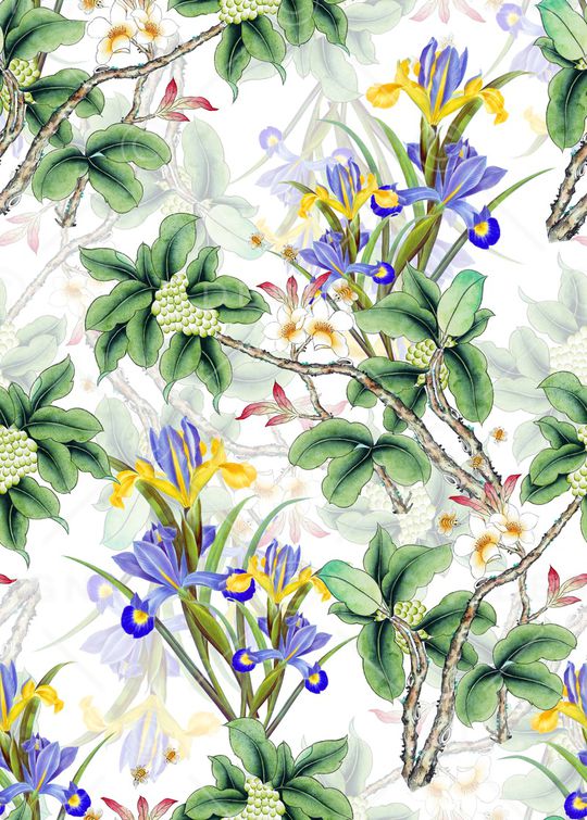 抽象印花华亿平台图片