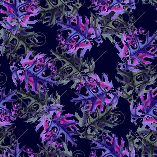 黑底花卉印花华亿平台图片