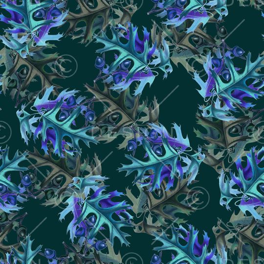 黑底花卉印花华亿平台图片