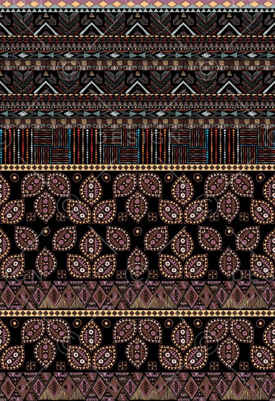 民族风印花华亿平台图片