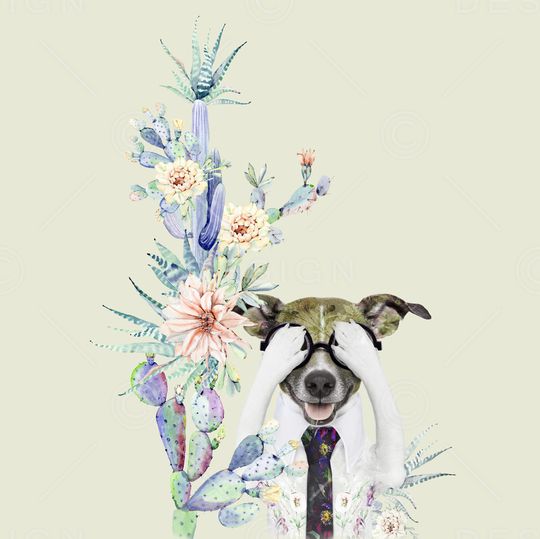 动物花卉印花华亿平台图片