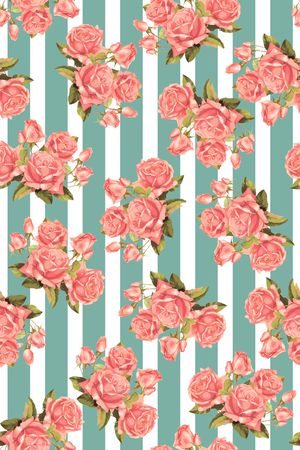 条纹印花华亿平台图片