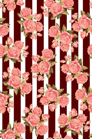 条纹印花华亿平台图片