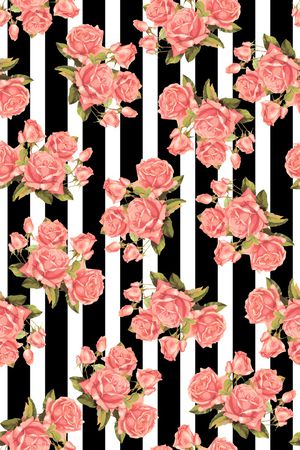 条纹印花华亿平台图片