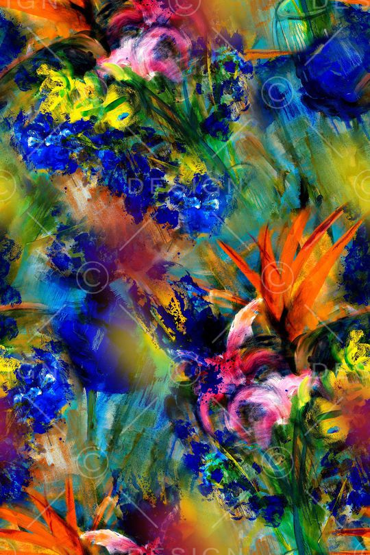 抽象印花华亿平台图片