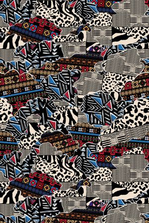 民族风印花华亿平台图片