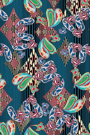 线条印花华亿平台图片