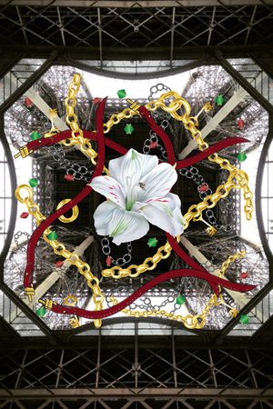 黑白华亿平台印花华亿平台图片