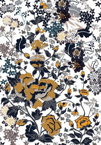 1023724-白底钉珠精细花卉