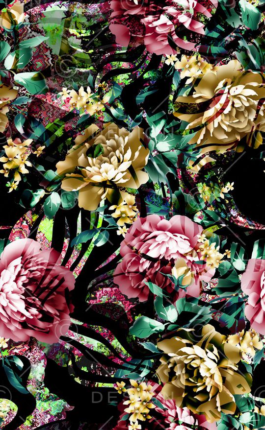 数码华亿平台印花华亿平台图片