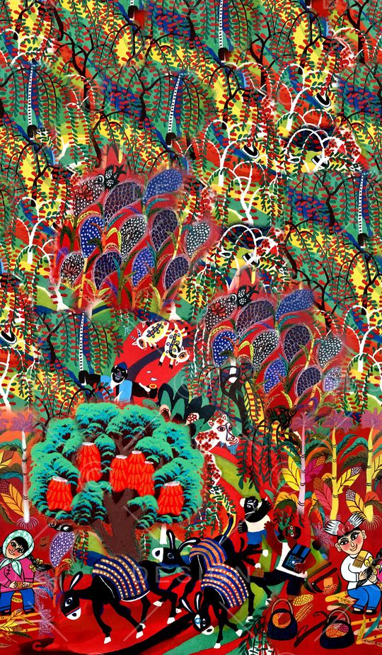 民族风印花华亿平台图片