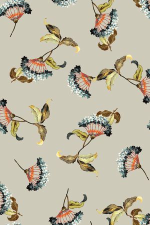 小碎花印花华亿平台图片