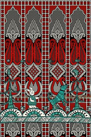 民族风印花华亿平台图片