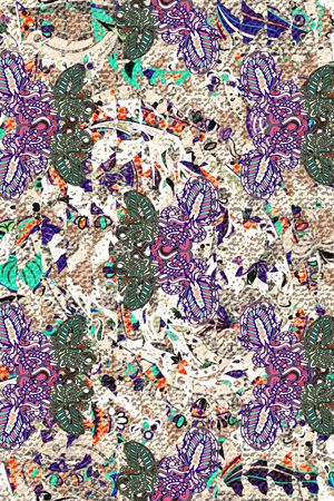 抽象印花华亿平台图片