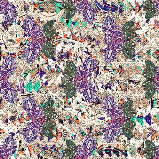 抽象印花华亿平台图片