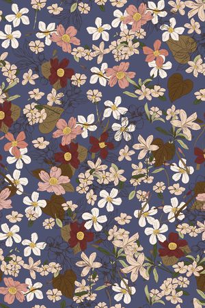 小碎花印花华亿平台图片