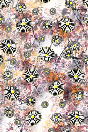 雨伞印花华亿平台图片