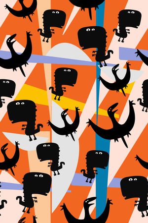 几何印花华亿平台图片