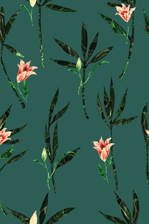 植物印花华亿平台图片