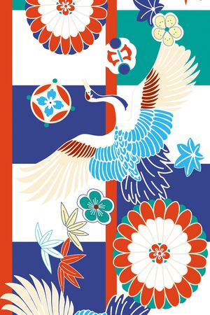 仙鹤印花华亿平台图片