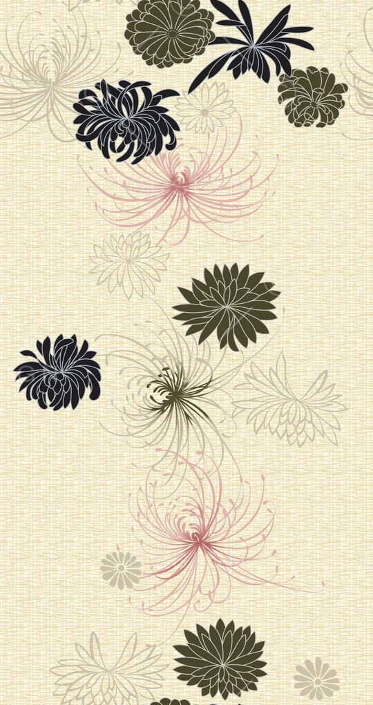 菊花印花华亿平台图片