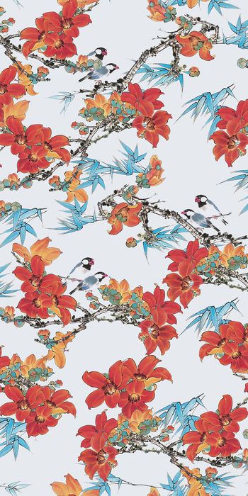 动物花卉印花华亿平台图片