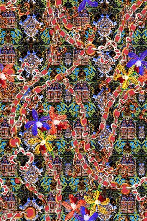 民族风印花华亿平台图片