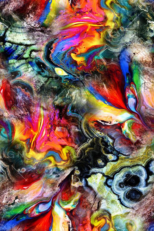 抽象印花华亿平台图片