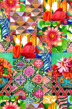 格子印花华亿平台图片