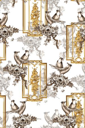 鸟印花华亿平台图片