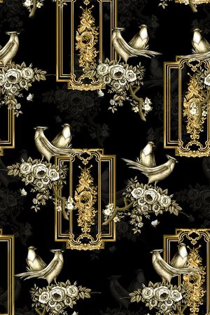 鸟印花华亿平台图片