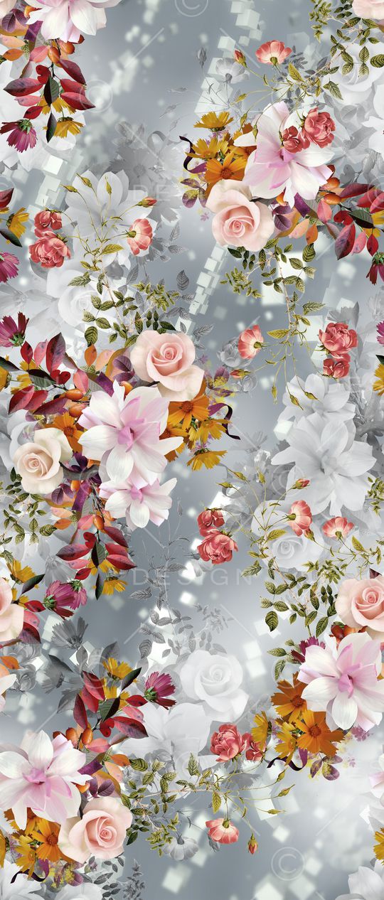 欧式定位花印花华亿平台图片