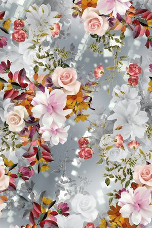 欧式定位花印花华亿平台图片