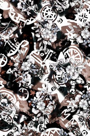 民族风印花华亿平台图片