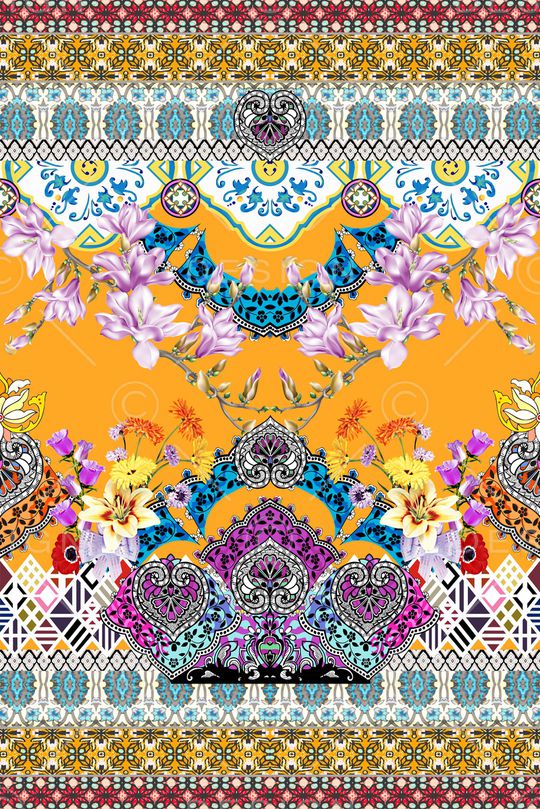 民族风印花华亿平台图片