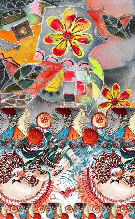 数码华亿平台印花华亿平台图片