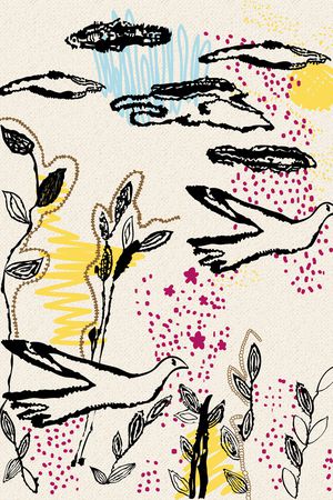 春夏华亿平台印花华亿平台图片