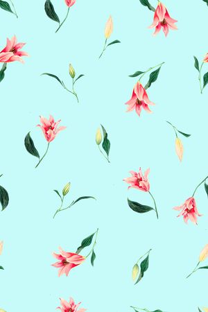 小碎花印花华亿平台图片