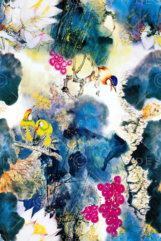 肌理印花华亿平台图片