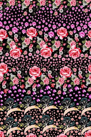 小碎花印花华亿平台图片