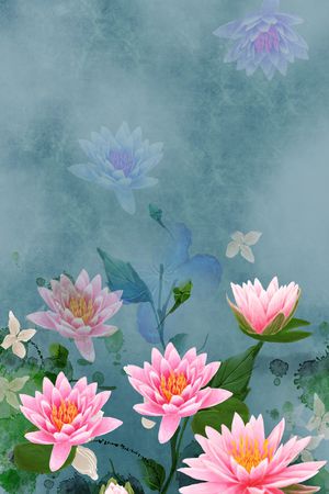 定位花印花华亿平台图片