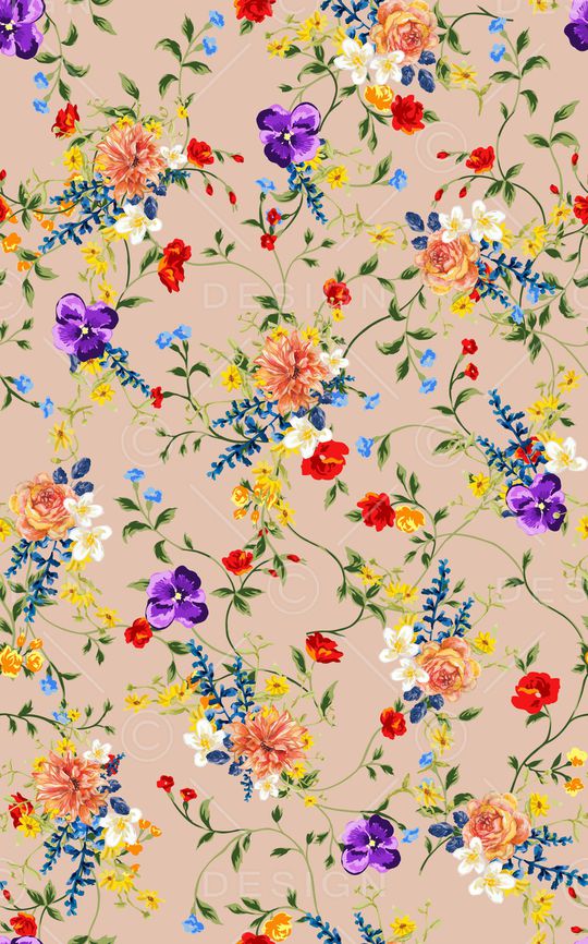 小碎花印花华亿平台图片