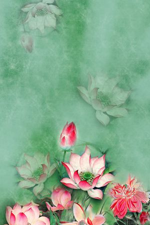 定位花印花华亿平台图片